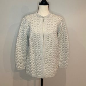 Vintage retro grandmacore cardigan that sparkles shimmers pinup